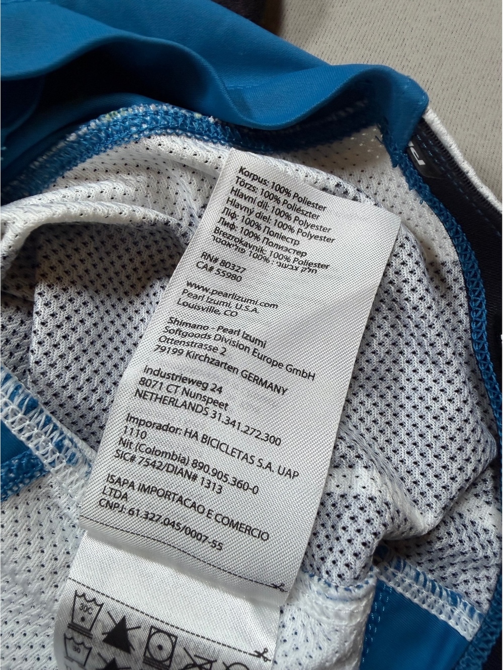 Pearl Izumi Elite blue long sleeve cycling jersey - Picture 12 of 13
